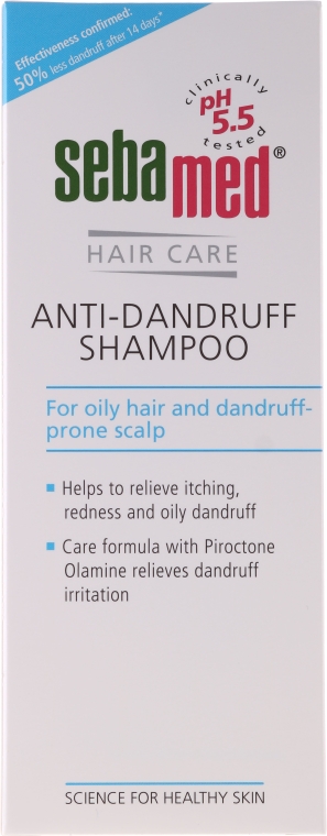 Leczniczy szampon przeciwłupieżowy - Sebamed Anti-Dandruff Shampoo — Zdjęcie N1
