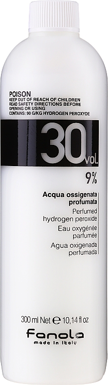 Emulsja utleniająca - Fanola Acqua Ossigenata Perfumed Hydrogen Peroxide Hair Oxidant 30vol 9%
