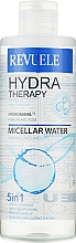 Woda micelarna z kwasem hialuronowym - Revuele Hydra Therapy 5 In 1 Intense Moisturising Micellar Water — Zdjęcie N1