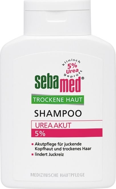 Szampon do włosów suchych z mocznikiem 5% - Sebamed Dry Skin Hair Shampoo 5% Urea — Zdjęcie N1