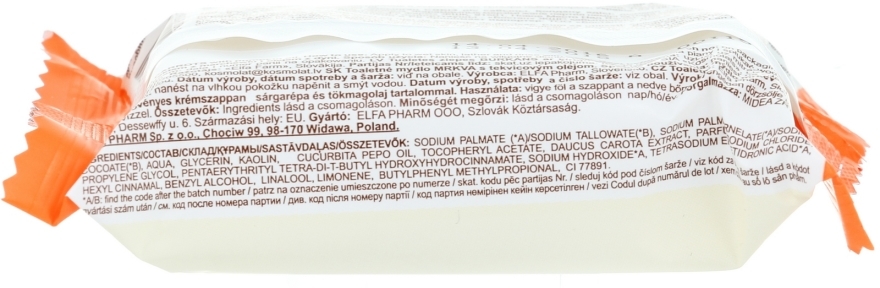 Mydło kosmetyczne Marchew i olej z pestek dyni - Green Pharmacy — Zdjęcie N2