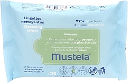 Kup PRZECENA! Chusteczki oczyszczające dla dzieci o zapachu awokado - Mustela Cleansing Wipes *