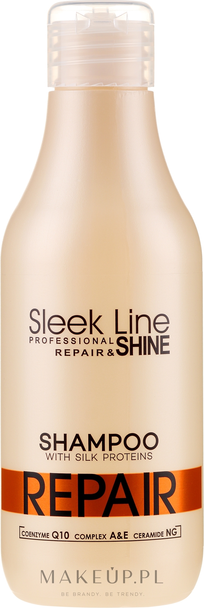 Regenerujący szampon z jedwabiem do włosów - Stapiz Sleek Line Repair — Zdjęcie 300 ml