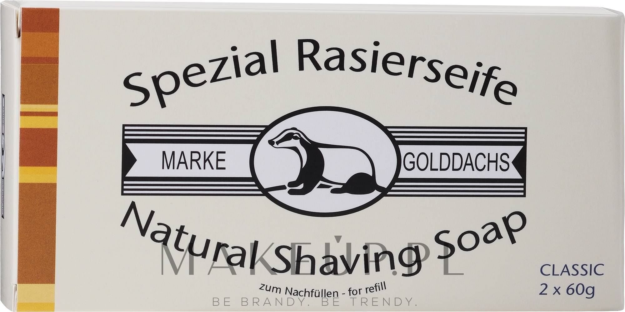 Mydło do golenia - Golddachs Shaving Soap Classic — Zdjęcie 2 x 60 g