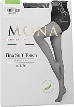 PRZECENA! Rajstopy damskie Tina Soft Touch 40 Den, szare - MONA * — Zdjęcie N6