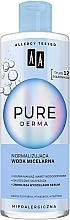Nawilżająco-normalizująca woda micelarna - AA Pure Derma — Zdjęcie N1