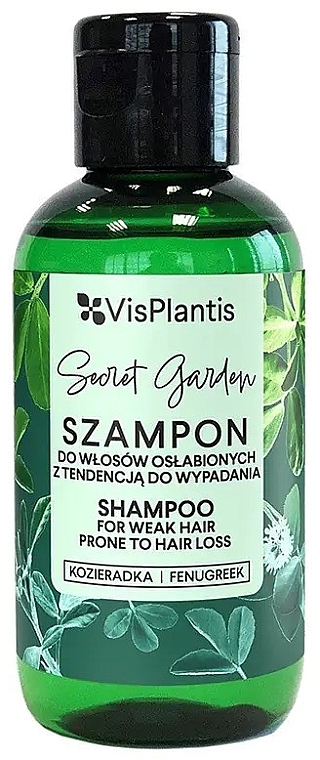 Szampon do włosów osłabionych z tendencją do wypadania - Vis Plantis Secret Garden Shampoo For Weak Hair — Zdjęcie N1