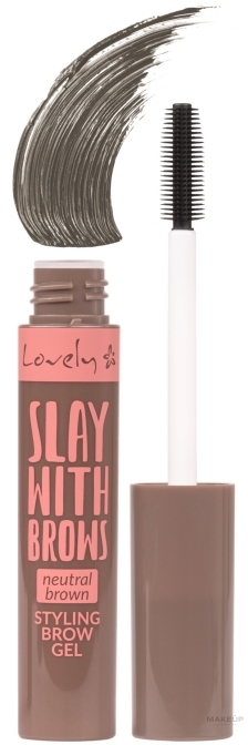 Żel utrwalający i koloryzujący do brwi - Lovely Slay With Brow Styling Brow Gel — Zdjęcie 01