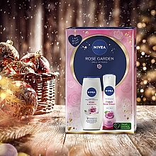 Zestaw - NIVEA Rose Garden (sh/gel/250ml + deo/150ml) — Zdjęcie N2