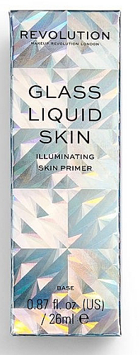 Rozświetlająca baza pod makijaż - Makeup Revolution Glass Liquid Skin Primer Serum  — Zdjęcie N2