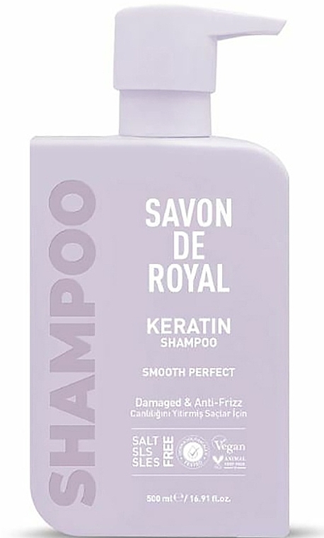 Szampon do włosów z keratyną - Savon De Royal Miracle Pastel Shampoo — Zdjęcie N1