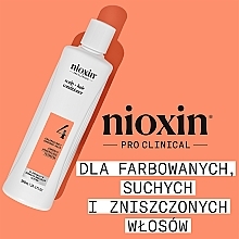 Odżywka do skóry głowy i włosów farbowanych, suchych i zniszczonych - Nioxin Pro Clinical System 4 Scalp + Hair Thickening Conditioner — Zdjęcie N2