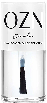 Lakier nawierzchniowy z efektem żelu - OZN Carla Plant-Based Quick Top Coat — Zdjęcie N1