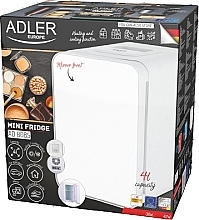 Mini lodówka, biała - Adler AD 8085 — Zdjęcie N1
