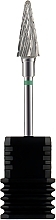 Frez z węglików spiekanych Cone, 6 mm/14 mm, zielony - Staleks Pro Expert Cone Green — Zdjęcie N1