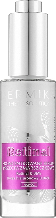Serum przeciwzmarszczkowe na noc - Dermika Esthetic Solutions Retinal Serum — Zdjęcie N1