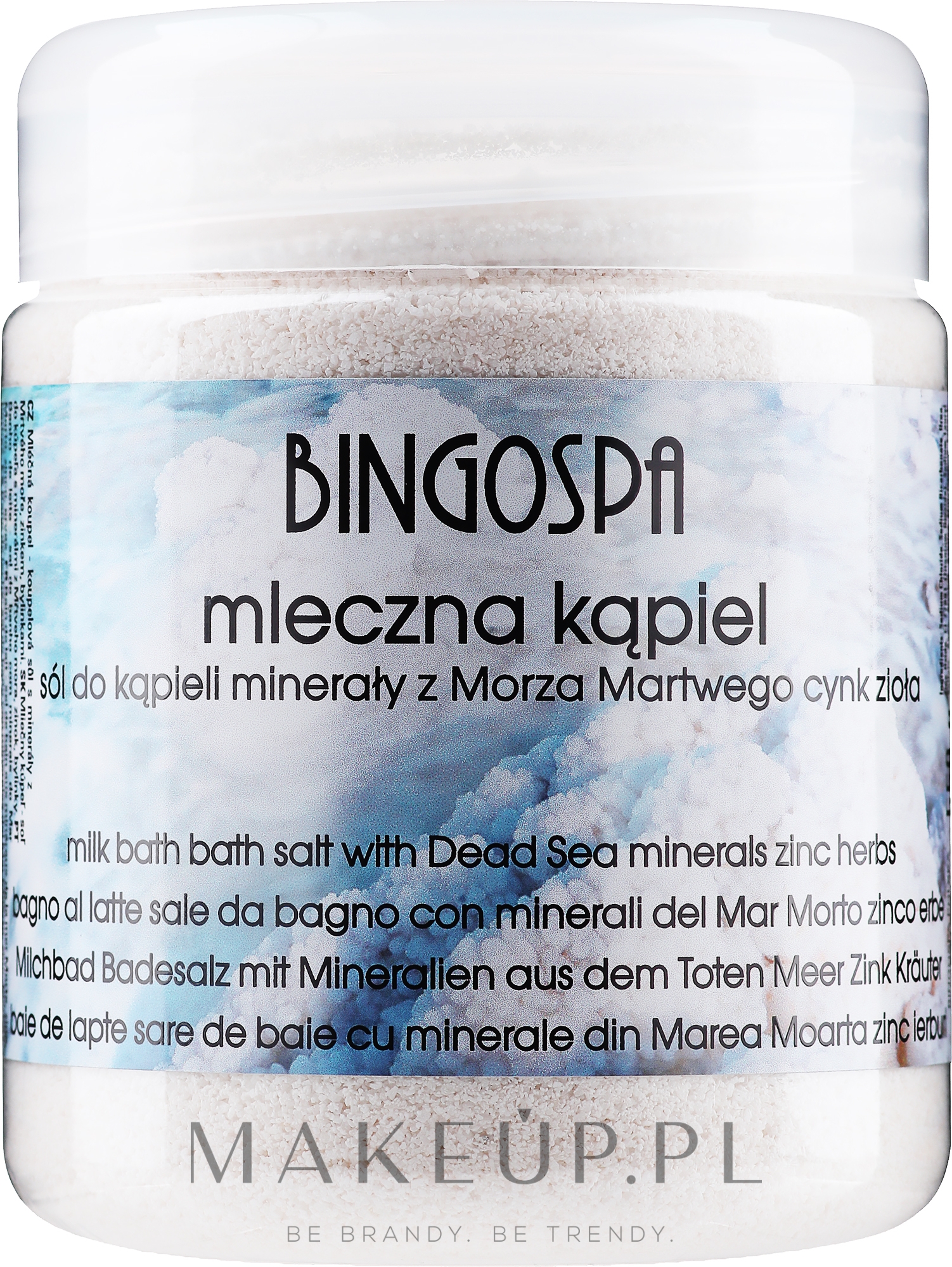 Odżywka Mleczna kąpiel z minerałami z Morza Martwego - BingoSpa Conditioner Milk Bath — Zdjęcie 550 g