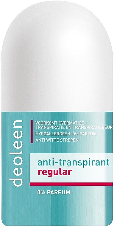 Dezodorant w kulce - Deoleen Anti-transpirant Regular Deo Roller — Zdjęcie N1