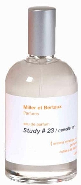 Miller et Bertaux Study № 23 - Woda perfumowana — Zdjęcie N1