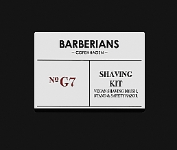 Kup Zestaw do golenia - Barberians. Copenhagen Shaving Set (shaving/brush 1 pcs + razor 1 pcs + stand)