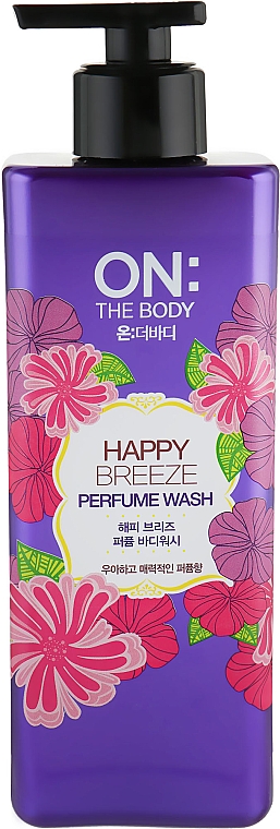 Perfumowany żel pod prysznic - LG Household & Health On the Body Happy Breeze — Zdjęcie N1