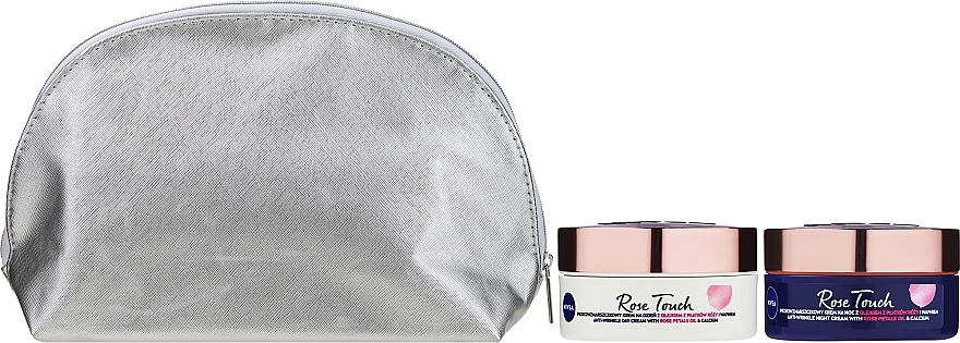 PRZECENA! Zestaw - NIVEA Rose Touch (cr/2x50ml + bag/1pc) * — Zdjęcie N3