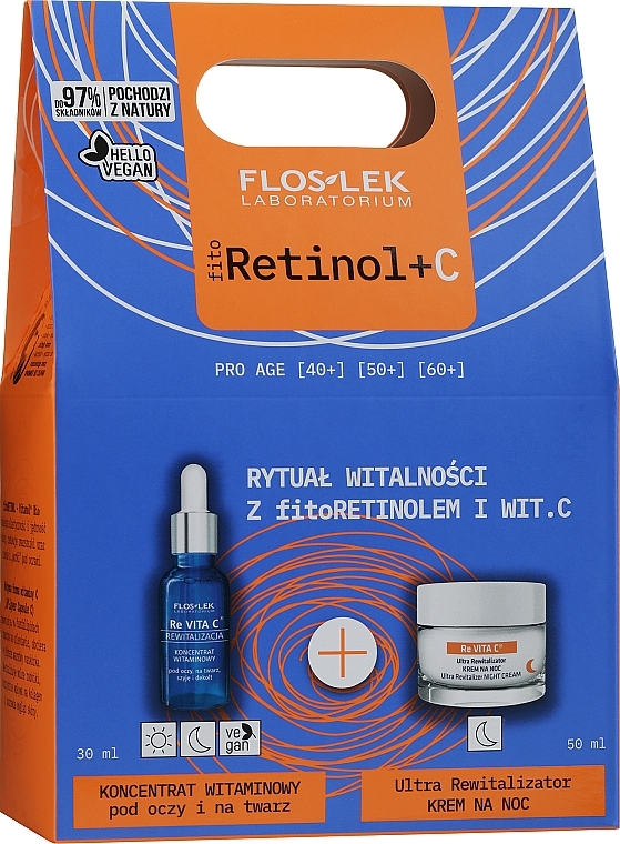 Zestaw - Floslek ReVita C (concentrate/30ml + cream/50ml) — Zdjęcie N1