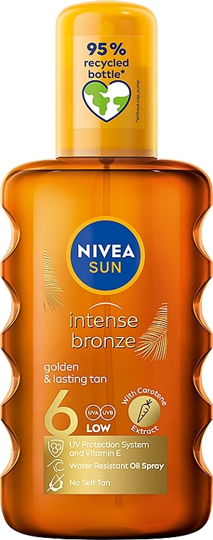 Karotenowy olejek do opalania w sprayu - NIVEA SUN Oil-Spray SPF6
