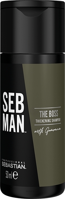 Szampon zwiększający objętość cienkich włosów - Sebastian Professional Seb Man The Boss Thickening Shampoo — Zdjęcie 50 ml
