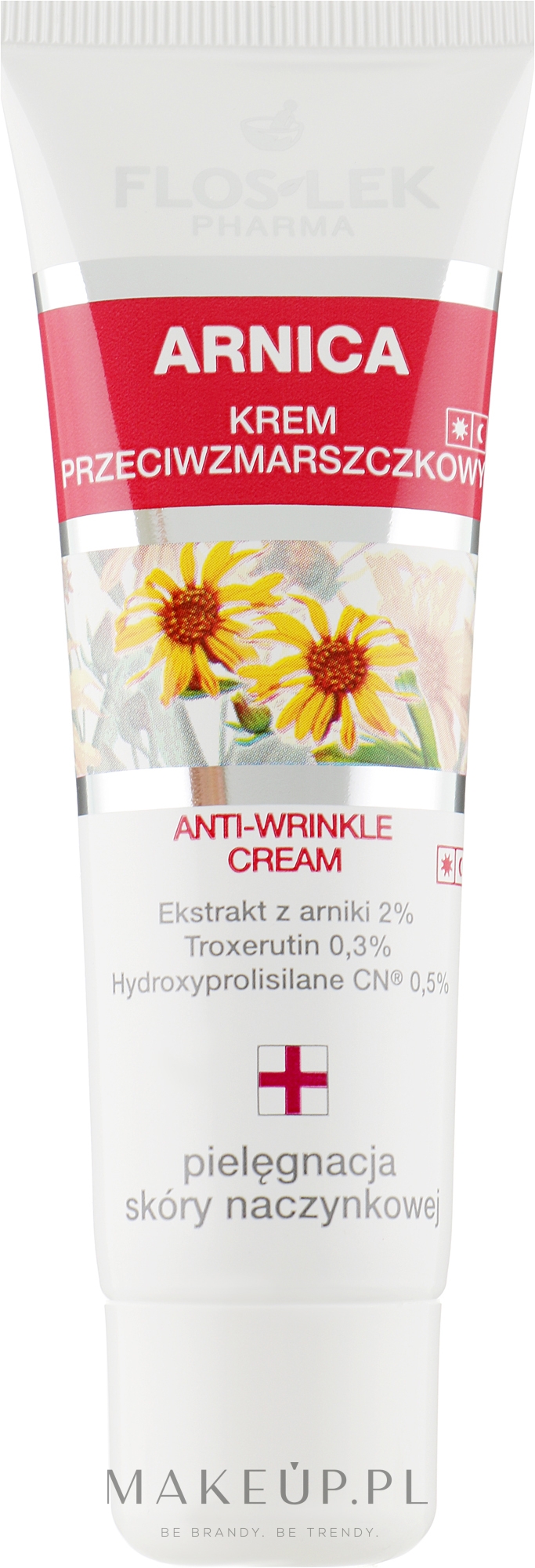 Przeciwzmarszczkowy krem arnikowy do twarzy - Floslek Anti-Wrinkle Arnica Cream — Zdjęcie 50 ml