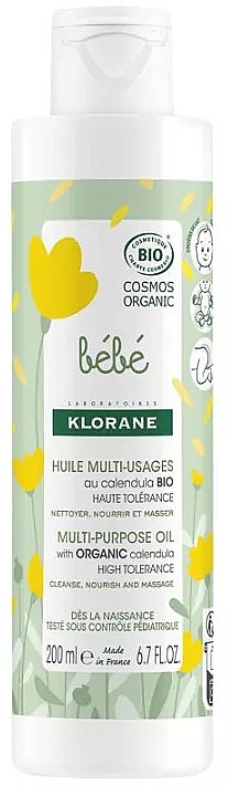 Organiczny wielofunkcyjny olej z nagietka - Klorane Bebe Bio Multi-Usage Oil — Zdjęcie N1