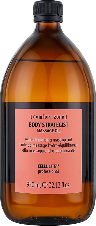 Antycellulitowy olejek do masażu - Comfort Zone Body Strategist Massage Oil — Zdjęcie N1