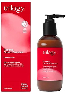 Krem oczyszczający z dziką różą do twarzy - Trilogy Rosehip Cream Cleanser — Zdjęcie N2