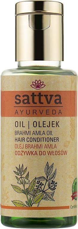 Odżywczy olejek do włosów - Sattva Ayurveda Brahmi Amla Oil Hair Conditioner — Zdjęcie N1