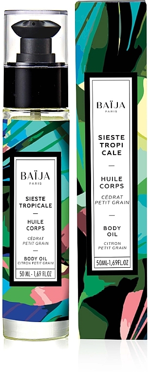 PRZECENA! Naturalny olejek do ciała i do kąpieli - Baïja Sieste Tropicale Body & Bath Oil * — Zdjęcie N1