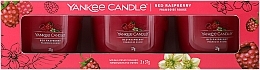 Kup Zestaw świec zapachowych Czerwona malina - Yankee Candle Red Raspberry (candle/3x37g)