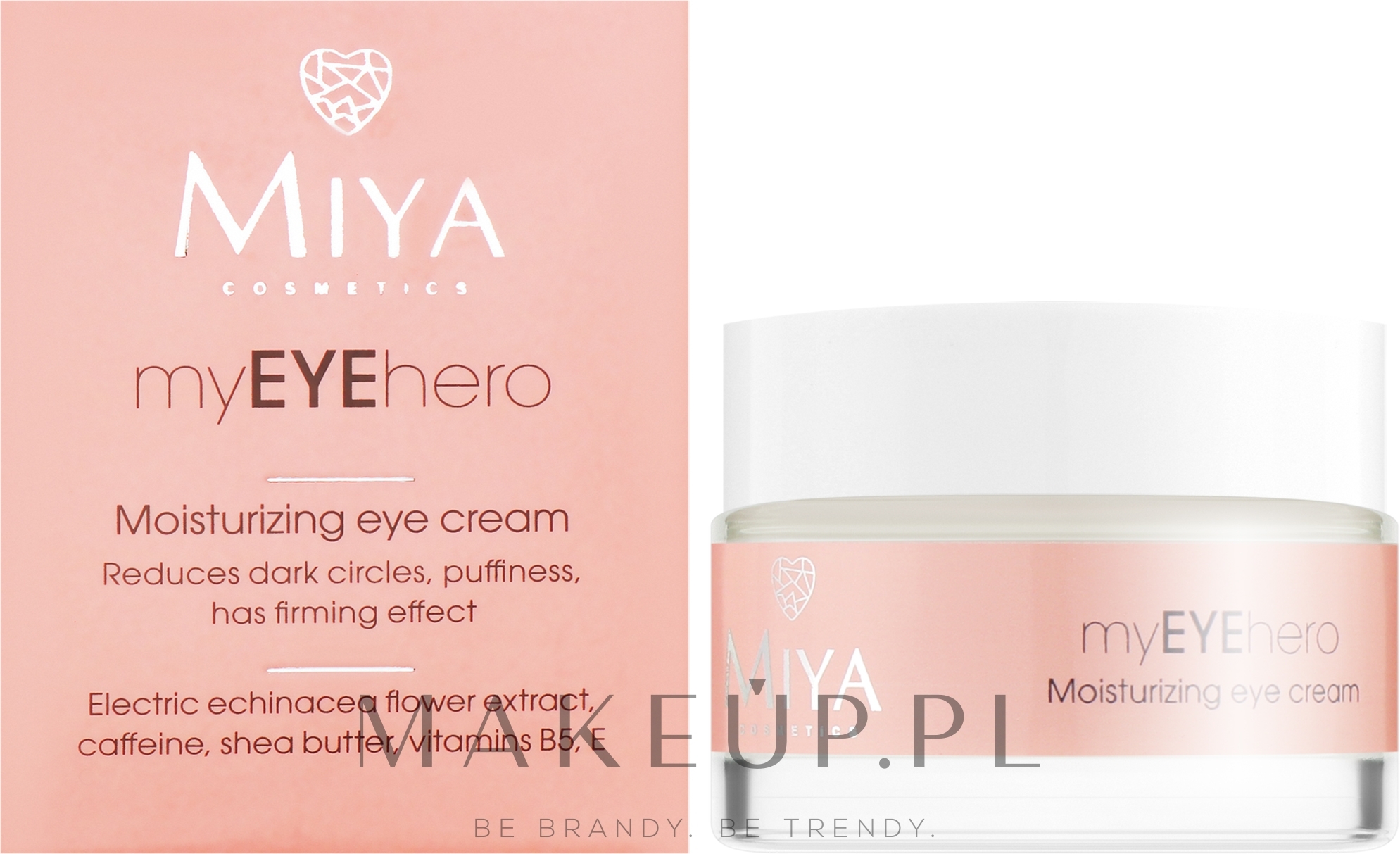 Nawilżający krem pod oczy - Miya Cosmetics My Eye Hero Moisturizing Eye Cream — Zdjęcie 15 ml