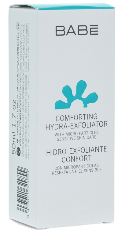 Łagodny peeling z mikrocząsteczkami do skóry wrażliwej - Babé Laboratorios Comforting Hydra-Exfoliator