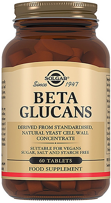 Suplement diety Beta-glukan - Solgar Beta Glucans — Zdjęcie N3