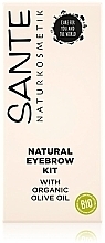 Zestaw do makijażu brwi - Sante Natural Natural Eyebrow Kit — Zdjęcie N1