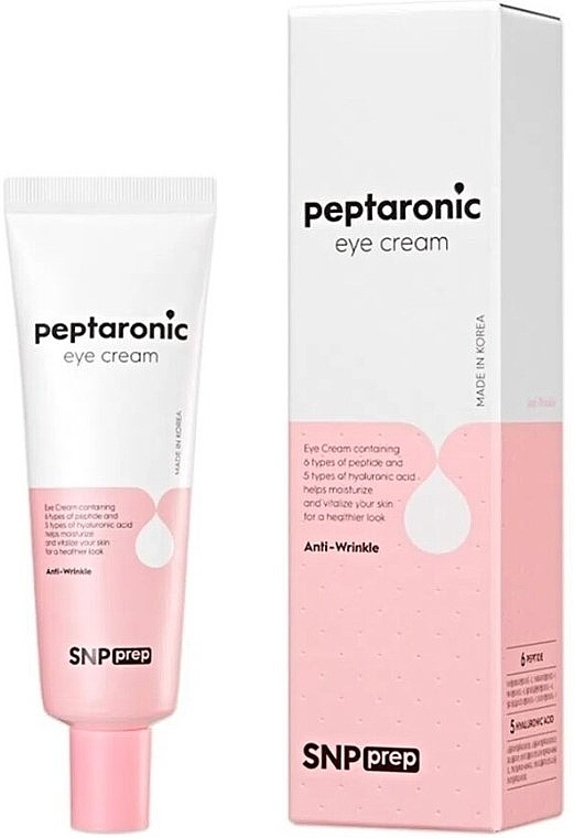 Nawilżający krem do skóry wokół oczu - SNP Prep Peptaronic Eye Cream — Zdjęcie N1