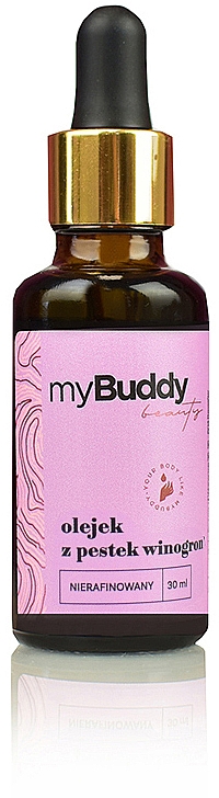 Olej z pestek winogron, nierafinowany - myBuddy — Zdjęcie N1