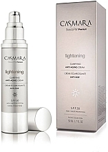 Kup Rozjaśniający krem przeciwstarzeniowy SPF50 - Casmara Lightening Clarifuing Anti-Aging Cream