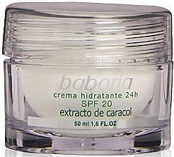 Kup Nawilżający krem do twarzy - Babaria Snail Extra Moisturising Cream SPF 20