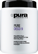 Rozjaśniacz do włosów w proszku - Pura Kosmetica Pure Deco 9 — Zdjęcie N1