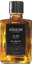 Kup Olejek do gęstej i długiej brody - Noberu Of Sweden №105 Black Oak Heavy Beard Oil