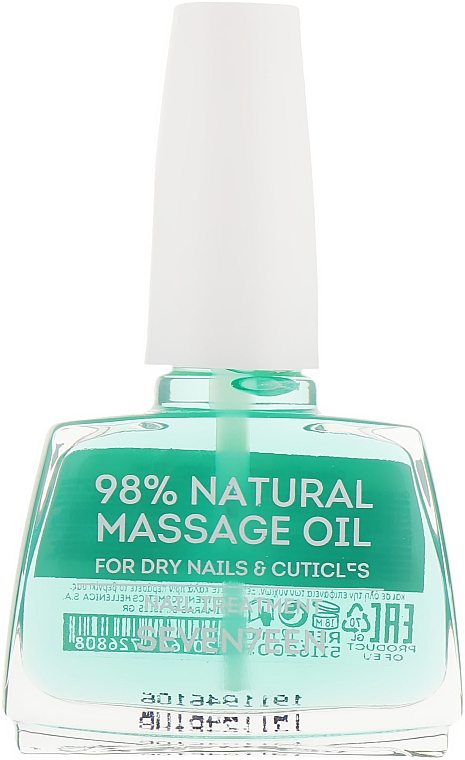 Leczniczy olejek do masażu paznokci - Seventeen 98 % Natural Massage Oil Nail Treatment — Zdjęcie N1