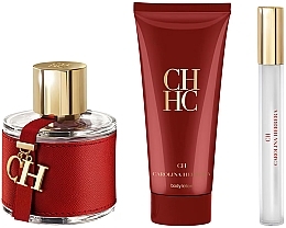 Carolina Herrera CH - Zestaw (edt 100 ml + edt 10 ml + b/lot 100 ml) — Zdjęcie N3