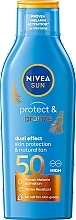 Kup Balsam aktywujący naturalną opaleniznę - NIVEA SUN Protect & Bronze SPF 50 Dual Effect