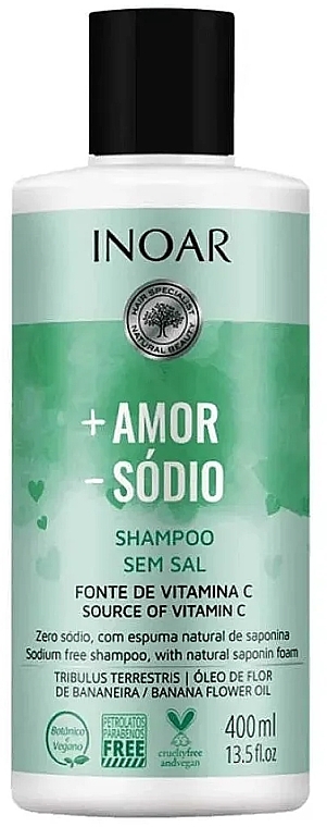 Szampon do włosów z witaminą C - Inoar Shampoo Sem Sal — Zdjęcie N1